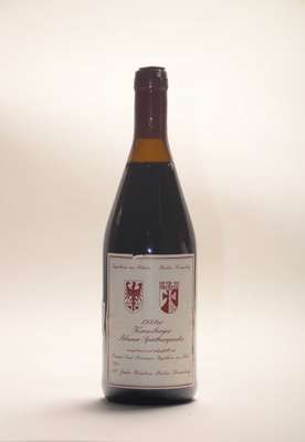 1 Flasche 1991 Kreuzberger Blauer Spätburgunder, Weingut Emil Reisinger Ingelheim, 100 Jahre Weinbau Berlin-Kreuzberg,leichter Schwund, nicht ...
