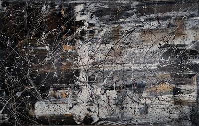 Caroline Vis (CJVIS), zeitgen. niederländische Künstlerin, Throughout Life, Acryl/Mixed Media auf Lwd, re. u. sign., ca. 100x160 cm, mit Zertifikat