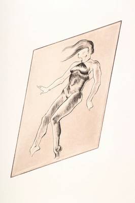 Allen Jones, geb. 1937, Radierung, signiert und nummeriert, 49/150, datiert 97, Platte ca. 28x17,5 cm, Blattgr. ca. 53,5x37,5 cm
