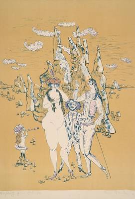 Bele Bachem, 1916-2005, Ausflug ins Gebirge, Lithographie, handsign. und num. e.a., betitelt, Blattgr. ca. 62,5x45 cm
