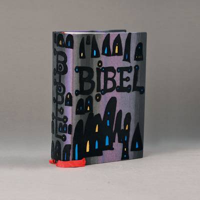 Die Bibel, illustriert von Friedensreich Hundertwasser, Pattloch Verlag, 1995, Einband und Schuber von Hundertwasser gestaltet, neuwertiger Zustand, ...