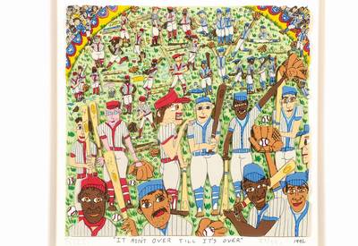James Rizzi, 1950-2011, 3-D Konstruktion, handsigniert und nummeriert 27/350, "It ain't over till it's over", ...