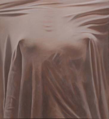 Willi Kissmer, geb. 1951 Duisburg, Das weiße Hemd, Öl auf Pappe / Holz, 1995, rückseitig signiert und betitelt, ca. 55x50 cm, Rahmen