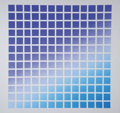 Sascha Langer, 1944-2002, Acryl/Lwd, rückseitig signiert und datiert 1998, ca. 60x60 cm, Rahmen