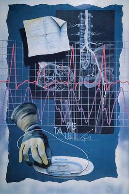 Prof. Menges Spell, geb. 1946 in Heidelberg, Lithographie, signiert und nummeriert 194/200, verblasst, ca. 78,5x51 cm, unter Glas gerahmt