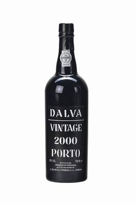 12 Flaschen 2000 Dalva Vintage Port, je ca. 75 cl, into neck, unverkostet, 2002 in die Flasche abgefüllt, Shipped by C. Da Silva (Vinhos), in 2 ...