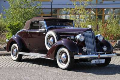Packard 120 Straight Eight One Twenty Cabriolet, EZ 07.1936, 1. Hand in Deutschland, Laufleistung ca. 15.123 km abgelesen, H-Zulassung, 89 kW/ 121 ...