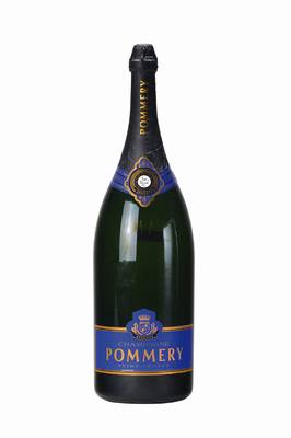 1 Imperialflasche Pommery Champagne, Brut Royal, Reims, ca. 6 l, Abstand zwischen Flaschenboden und Wein: ca. 2 cm, unverkostet,in Originalholzkiste ...