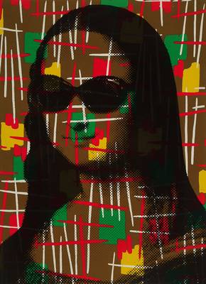 Mr. Brainwash, geb. 1966, bekannter Amerikanischer Künstler, hier: Vintage, Mona Lisa, signiert und nummeriert 13/35, mit Fingerabdruck (Thumb ...