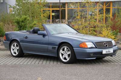 Mercedes-Benz SL 280 R 129, EZ 05.1994, Laufleistung ca. 155.000 km, TÜV 08.2017, 142 kW/193 PS, 6-Zylinder, Automatikgetriebe, nautikblau metallic, ...