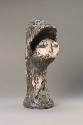 Paul Schlüter, 1929-2014, Regisseur und Bildhauer, zahlreiche Ausstellungen in Saarbrücken, zudem in Luxemburg, Zürich und Strasbourg, hier: ...