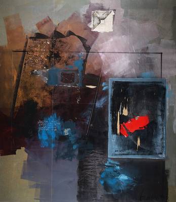 Lorenzo Silvestrini, geb. 1948 Venedig, zahlreiche Ausstellungen im In- und Ausland, hier: Acryl/Lwd, rechts unten signiert und datiert 93, ca. ...
