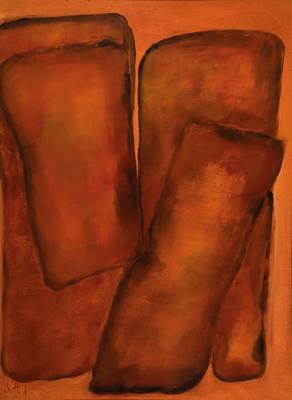 Lucien Sotto, zeitgenössischer Belgischer Künstler, Abstrakte Komposition, Öl/Hartfaser, links unten signiert, ca. 74x54 cm, Unikatrahmung