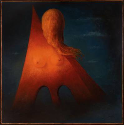 Frantisek Maly, 1900-1980, Ohne Titel, Öl/Lwd, rechts unten signiert und datiert 1969, ca. 74x74cm, Rahmen