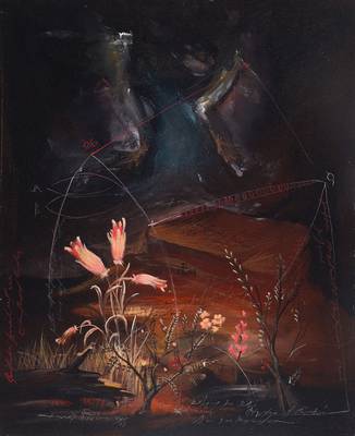 Christos Antonaropoulos, geb. 1958, Griechischer Künstler, hier: Öl/Lwd, links unten signiert und datiert 04/05, ca. 55x45 cm, Rahmen