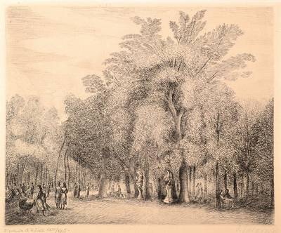 Dimitrios Emmanuel Galanis, 1882-1966, Griechischer Künstler, hier: Radierung, signiert und nummeriert Epreuve d´artiste XXIII/XXV, Platte ca. ...