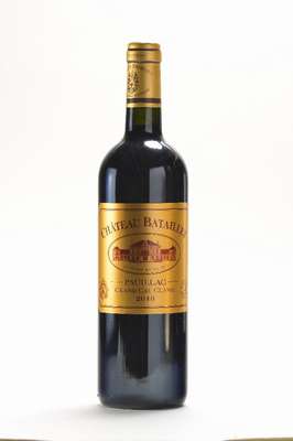 12 Flaschen 2010 Chateau Batailley, Pauillac, Grand Cru Classe, je ca. 75 cl, je ca. into neck, 13,5% Vol., unverkostet, in Originalholzkiste, sehr ...