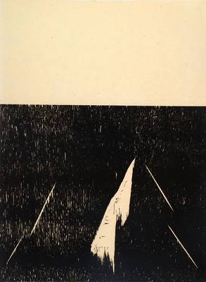 Günther Uecker, geb. 1930, Holzschnitt auf feinem handgeschöpften Japanbütten, handsigniert und nummeriert 16/50, 1981, erschienen in der Edition ...