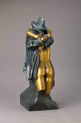 Bruno Bruni, geb. 1935 Gradara, Ritorno Carrara, Bronze, signiert und nummeriert 59/150, Venturi Arte Stempel, H. ca. 58 cm