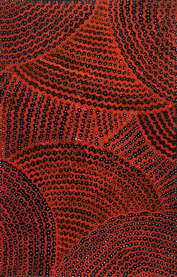 Angelina Pwerle Ngale, geb. 1950, ist die Sprecherin der Anmatyerre, begann 1988 mit ihrer künstlerischen Tätigkeit, verschiedene Ausstellungen in ...