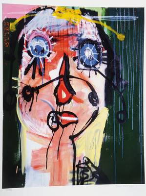 Paul Kostabi, geb. 1962, The great escape, Giclee auf handgemachtem Baumwollpapier, handsigniert und nummeriert 11/75, Blattgr. ca. 61x49,5 cm