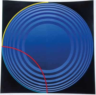 Friedrich Geiler, geb. 1946, Giclee auf handgemachtem Baumwollpapier, signiert und nummeriert 40/50, datiert 13, Blattgr. ca. 61x61 cm
