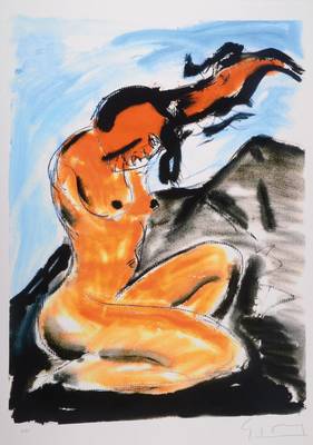 Stefan Szczesny, geb. 1951, Dancing on the stage, Giclee auf handgemachtem Baumwollpapier, handsigniert und nummeriert 6/50, Blattgr. ca. 81x61 cm