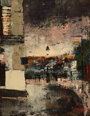 Oscar Schmal, 1904 Brünn-1974 Wien, Rue de calvaire, rückseitig so betitelt, signiert und datiert 72, Öl/Lwd, rechts unten signiert, ca. 45x37cm, ...