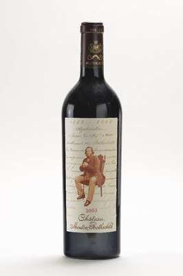 1 Flasche 2003 Chateau Mouton Rothschild, Pauillac, ca. 75 cl., high fill, 13% Vol., unverkostet, sehr guter Erhaltungszustand , sammelwürdig, 95 ...