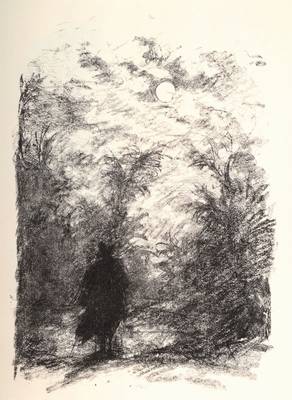 Hans Meid, 1883-1957, Konvolut aus drei Lithographien auf Zandersbütten, aus: Johann Wolfgang von Goethe Gedichte, "Vollmond", ...
