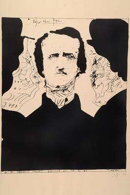 Horst Janssen, 1929-1995, Lithographie, Edgar Allan Poe, rechts unten monogrammiert und datiert 66, ca. 63x49 cm