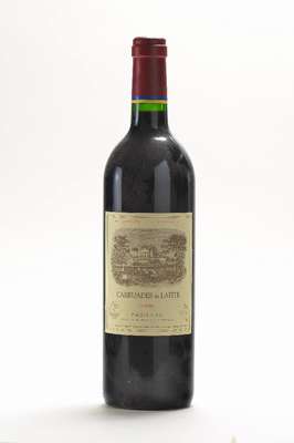 1 Flasche 1996 Carruades de Lafite, Pauillac, Domaines de Barons de Rothschild, ca. high fill, ca. 75 cl., 13% Vol., unverkostet, Etikett l. ...