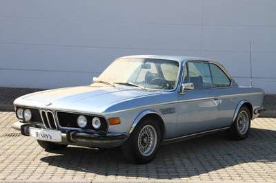 BMW 3.0 CSi, EZ 08.1972, Laufleistung ca. 31.156 km abgelesen, H-zulassungsfähig, 147 kW/ 200 PS, 6-Zylinder, 4-Gang Schaltgetriebe, hellblau ...