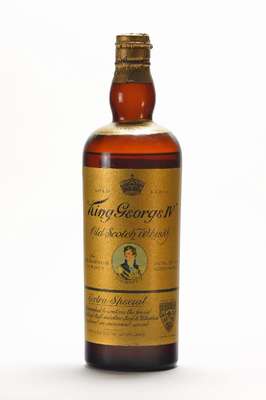 1 Flasche "King George IV" Old Scotch Whisky Extra Special, Blended Whisky aus finest Highland Malt und anderen schottischen Whiskys, ca. ...