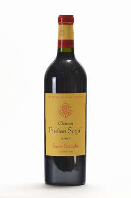 3 Flaschen 2003 Chateau Phelan Segur, Saint -Estephe, je ca. 75 cl, je ca. into neck, unverkostet, 13,5% Vol., Wine Spectator 91/100Punkte