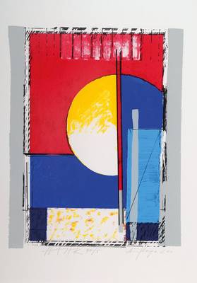 Dr. Otto Herbert Hajek, 1927 Kaltenbach/Tschechien - 2005 Stuttgart, studierte auf der Akademie Stuttgart, bekannter deutscher Maler, Grafiker und ...