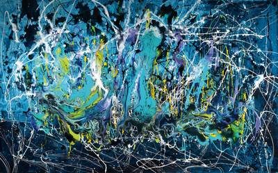 Caroline Vis (CJVIS), geb. 1965, zeitgen. Niederländische Künstlerin, zahlreiche Ausstellungen im In- und Ausland, hier: Holi Pagwa, Acryl/Lwd, ...