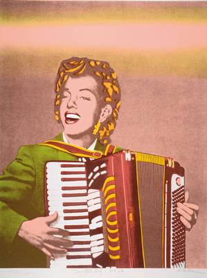 Ed Paschke, 1939-2004, Lithographie, Pink Lady, signiert und betitelt, ebenso beschriftet: Demonstration Proof - Not for sale, Blattgr. ca. 97x75,5 ...