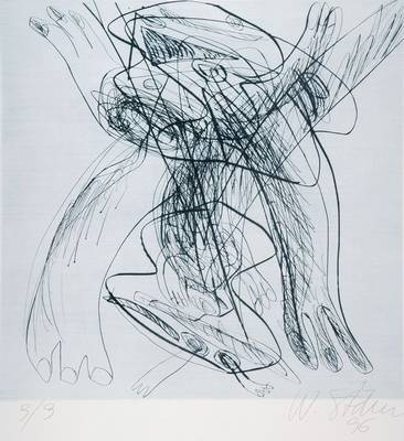 Walter Stöhrer, geb. 1937, Kaltnadelradierung, "Wir sind des Puppenmeisters Kinder", signiert und nummeriert 9/9, datiert 96, Platte ca. ...