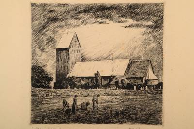 Otto Quante, 1875-1947, Konvolut aus 8 Radierungen, teilweise Probedrucke, teilweise signiert, verschiedene Motive, verschiedene Blattgrößen, je ...