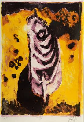 Christian Kruck, 1925 Hamburg - 1985 Frankfurt am Main, bekannter Deutscher Maler und Lithograph des Expressionismus, Bekanntschaft mit Erich Heckel ...