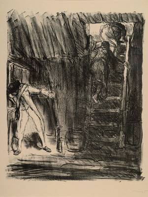 Max Slevogt, 1868 Landshut - 1932 Leinsweiler-Neukastel, bekannter Pfälzer Maler und wichtiger Vertreter des Deutschen Impressionismus, hier: Szene ...