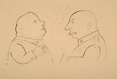 Georges Grosz, 1893-1959, Konvolut aus vier Lithographien aus: Ecce Homo, Aenne, Studie, Eheszene, Die Verantwortlichen, Malik-Verlag, Berlin 1923, ...