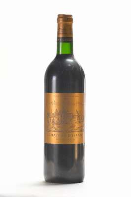 1 Flasche 2002 Chateau D'Issan, Margaux, Grand Cru Classe, ca. 75 cl, ca. into neck, ca. 12,5 %, Etikett min. beschmutzt, unverkostet, Jean-Marc ...