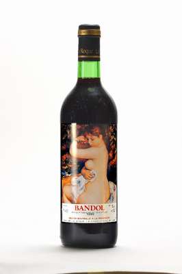 3 Demi-Flaschen, 1985 Bandol Moulin de la Roque, Edition Pierre-Auguste Renoir, La Cadiere-D'Azur, A.O.C, ca. 75 cl, je ca. top shoulder und ...