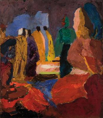 Josef Brandl, 1911-1965, Öl/Lwd, rechts unten signiert und datiert 1962, ca. 80x70 cm
