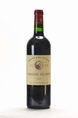 4 Flaschen Chateau Guadet, Saint-Emilion, Grand Cru Classe, Jahrgänge: 2x 2006 und 2x2010, je ca. 75 cl, Vol. 2006 ca. 13,5 % Vol, Vol. 2010 ca. ...