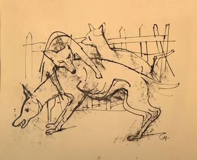Karl Hofer, 1878 Karlsruhe - 1995 Berlin, internat. bek. dt. Maler des Expressionismus bzw. expressiven Realismus, Direktor der Berliner Hochschule ...