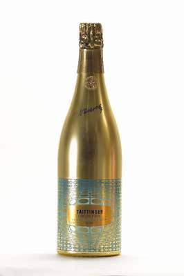 2 Flaschen 1978 Taittinger Collection, Brut, Reims, Künstleretikett: Victor Vasarely,je ca. 75 cl, je ca. 12 % Vol., unverkostet, selten im Angebot, ...