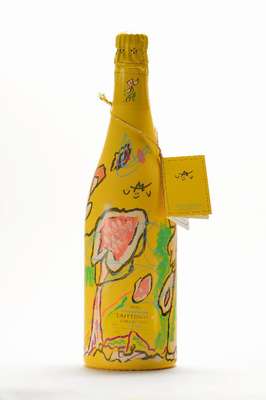 2 Flaschen 1992 Taittinger Collection, Brut, Reims, Künstleretikett: Roberto Matta, je ca. 75 cl, je ca. 12 % Vol., unverkostet, selten im Angebot, ...